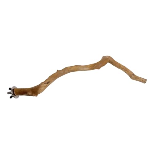 perfk Holz-Vogelstange, Ständer für Papageien, stehender AST, Käfig, Spielzeug, Papageienständer, AST für Turteltauben, Aras und andere kleine Vögel, Gebogen perfk Holz-Vogelstange, Ständer für Papageien, stehender AST, Käfig, Spielzeug, Papageienständer, AST für Turteltauben, Aras und andere kleine Vögel, Gebogen von perfk