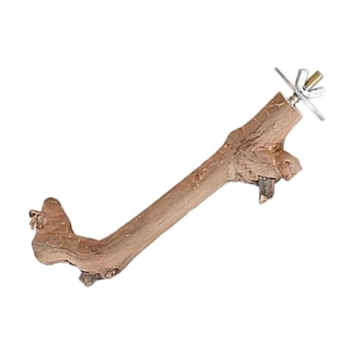 perfk Holzstange mit Saugnapf für Vögel, Spielzeug für Käfige Und Ständer, 20 cm von perfk