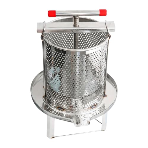 perfk Honey Press Machine Manual Juicer Leichte Farm liefert tragbare Knödelfüllungspresse Honigabzug für Partys, B von perfk