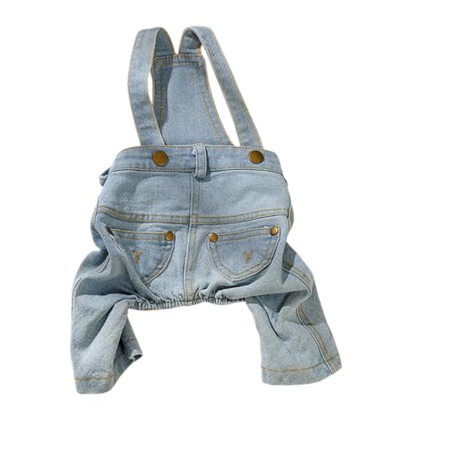 perfk Hund Denim Overalls, Welpenjeans Kleidung, Foto Requisiten Welpen Cowboy Kostüme Haustier Jeanshose zum Haustier Geburtstag, S perfk Hund Denim Overalls, Welpenjeans Kleidung, Foto Requisiten Welpen Cowboy Kostüme Haustier Jeanshose zum Haustier Geburtstag, S von perfk