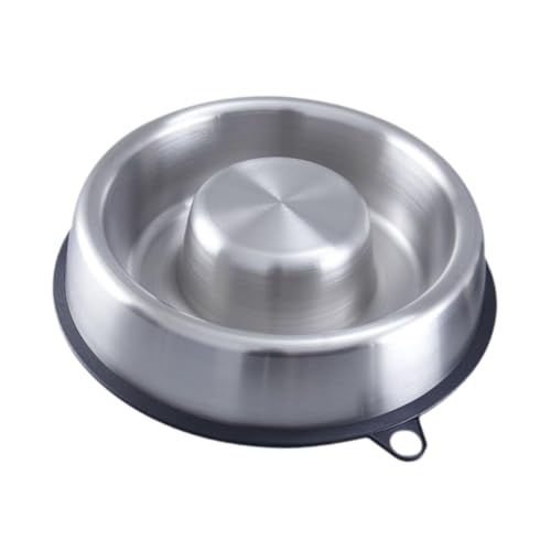 perfk Hund Slow Feeder Bowl, Anti -Overtieren langsam zu fressen Welpenfuttermittelschale, 27x7cm von perfk