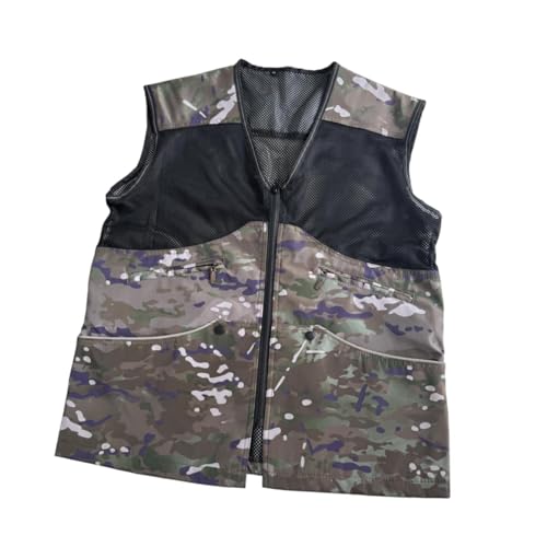 perfk Hunde Handler Training Weste Anti Bite Sommer Reißverschluss Hundetrainer Weste für Reisehunde Training Aktivitäten Handler Hunde, XXXL von perfk