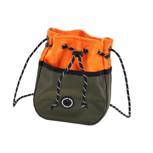 perfk Hunde-Leckerli-Tasche, Kordelzug-Tasche, wasserdichte Trainingstasche, Hundetraining, Haustier-Umhängetasche, Hunde-Leckerli-Tasche für Outdoor, Grün Orange perfk Hunde-Leckerli-Tasche, Kordelzug-Tasche, wasserdichte Trainingstasche, Hundetraining, Haustier-Umhängetasche, Hunde-Leckerli-Tasche für Outdoor, Grün Orange von perfk