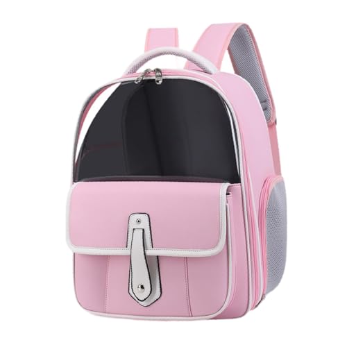 perfk Hunde-Rucksack, Reisetasche für kleine und mittelgroße Hunde, Katzen, Katzenwelpen, Tasche, tragbarer Reiseträger für Haustiere für Camping und Reisen, ROSA perfk Hunde-Rucksack, Reisetasche für kleine und mittelgroße Hunde, Katzen, Katzenwelpen, Tasche, tragbarer Reiseträger für Haustiere für Camping und Reisen, ROSA von perfk