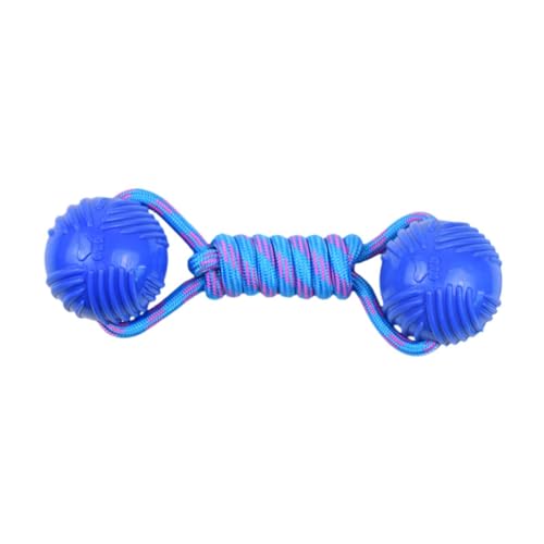 perfk Hunde Seilball -Kauspielzeug, Bewegung Spielzeug, interaktiver Widerstand Schleppballspielzeug Haustier Spielzeug für Haustierhundvorräte, Blau perfk Hunde Seilball -Kauspielzeug, Bewegung Spielzeug, interaktiver Widerstand Schleppballspielzeug Haustier Spielzeug für Haustierhundvorräte, Blau von perfk