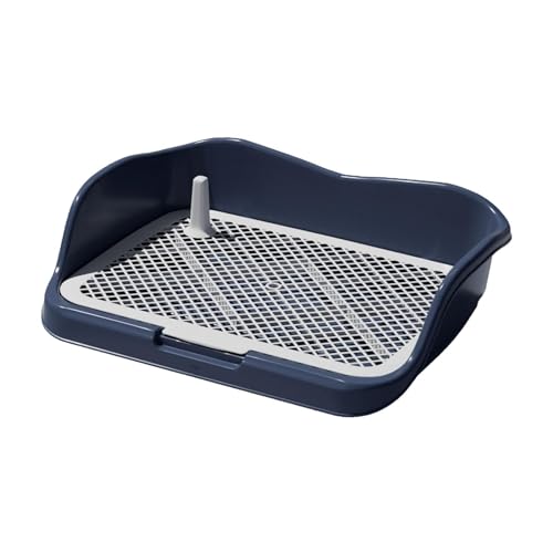perfk Hunde-Töpfchenunterlage, Haustier-Trainingsunterlage-Halter, Netz-Trainingstoilette, Töpfchentablett, Netzgitter-Toilette für den Innenbereich, Marine perfk Hunde-Töpfchenunterlage, Haustier-Trainingsunterlage-Halter, Netz-Trainingstoilette, Töpfchentablett, Netzgitter-Toilette für den Innenbereich, Marine von perfk