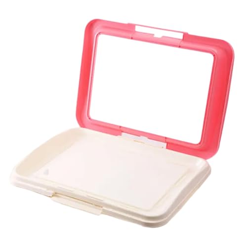perfk Hunde Toilettenhund Töpfchen Pad leicht zu reinigen zu reinigen Hundedrüsenbox -Zug -Bahn -Trainingstraining Toilette für Hamster Hunde Katzen Welpe, Pink 63x49.5x41cm perfk Hunde Toilettenhund Töpfchen Pad leicht zu reinigen zu reinigen Hundedrüsenbox -Zug -Bahn -Trainingstraining Toilette für Hamster Hunde Katzen Welpe, Pink 63x49.5x41cm von perfk