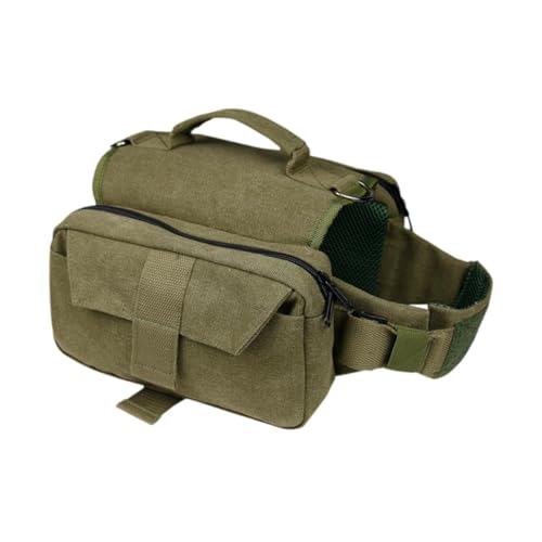 perfk Hunde-Wanderrucksack, Hundesatteltasche, Geschirr, leichtes Hundepaket, atmungsaktiver Haustier-Rucksack, praktisch zum Laufen, Picknick im Freien perfk Hunde-Wanderrucksack, Hundesatteltasche, Geschirr, leichtes Hundepaket, atmungsaktiver Haustier-Rucksack, praktisch zum Laufen, Picknick im Freien von perfk