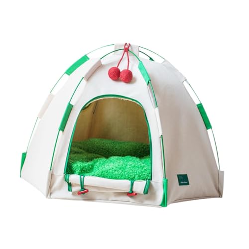 perfk Hundebett, Tipi, Katzennest, Katzenkiste, Ausruhen und Spielen, Katzenhaus, Höhle, Kätzchenzelt für Kätzchen, Häschen, Zimmerkatzen, Reisen für, mit Pad perfk Hundebett, Tipi, Katzennest, Katzenkiste, Ausruhen und Spielen, Katzenhaus, Höhle, Kätzchenzelt für Kätzchen, Häschen, Zimmerkatzen, Reisen für, mit Pad von perfk