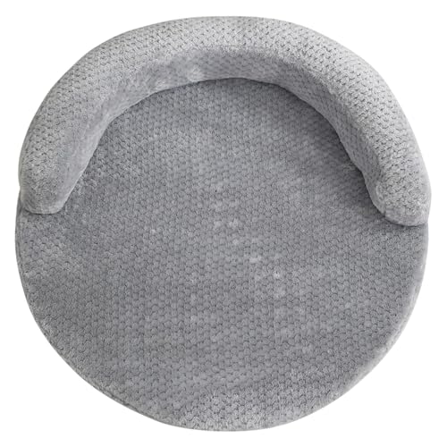 perfk Hundebettmatte, Haustier-Schlafbett, Haustierkissen, gemütlicher Zwinger, Winter, warmes Hundesofa, Couch, Haustierbett für kleine Haustiere, Hellgrau, L perfk Hundebettmatte, Haustier-Schlafbett, Haustierkissen, gemütlicher Zwinger, Winter, warmes Hundesofa, Couch, Haustierbett für kleine Haustiere, Hellgrau, L von perfk
