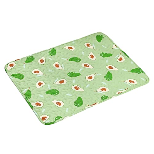 perfk Hundebettmatte rutschfest mit niedlichen Drucken Bettwäschematte Sommerweiche Hundekistenmatte Katzenmatte Hundezwingerunterlage, 60 cm x 45 cm von perfk