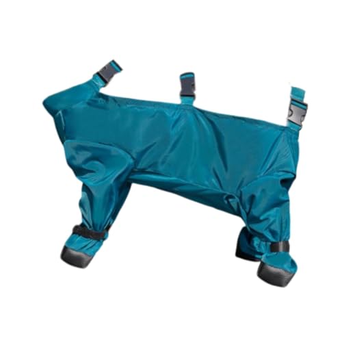 perfk Hundehose, wasserdicht, staubdes Hundekleidung Hunde Hosenträger Stiefel leicht für Hunde im Freien Wanderalking Laufen, M von perfk