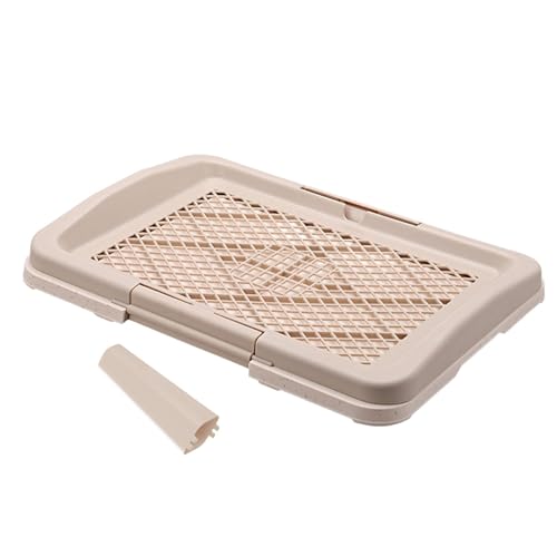 perfk Hundetoilette, Bettpfanne, Urinal, Netzgitter, waschbar, mit Harnsäule, Welpentöpfchen für kleine, mittelgroße und große Hunde, Welpen, Khaki perfk Hundetoilette, Bettpfanne, Urinal, Netzgitter, waschbar, mit Harnsäule, Welpentöpfchen für kleine, mittelgroße und große Hunde, Welpen, Khaki von perfk