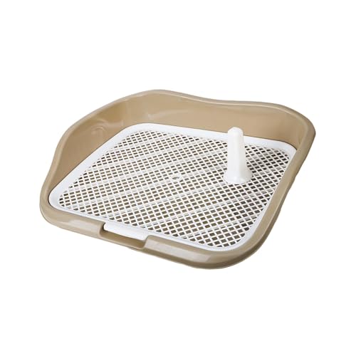 perfk Hundetoilette, Haustier-PIPI-Toilette, Welpen-Töpfchen-Tablett, Reinigungswerkzeug, Trainer, Eck-Katzentoiletten für Chinchillas, Innenkatzen, Kaffee perfk Hundetoilette, Haustier-PIPI-Toilette, Welpen-Töpfchen-Tablett, Reinigungswerkzeug, Trainer, Eck-Katzentoiletten für Chinchillas, Innenkatzen, Kaffee von perfk
