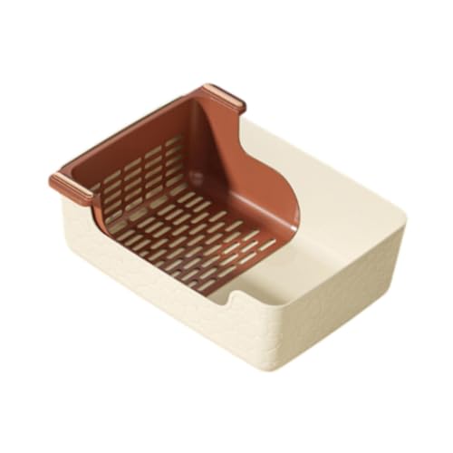 perfk Hundetoilette, Trainingsecke, Katzenstreuunterlage, Spritzschutz, Welpentrainings-Töpfchen, Katzentoilette, für Kleintiere, Beige perfk Hundetoilette, Trainingsecke, Katzenstreuunterlage, Spritzschutz, Welpentrainings-Töpfchen, Katzentoilette, für Kleintiere, Beige von perfk