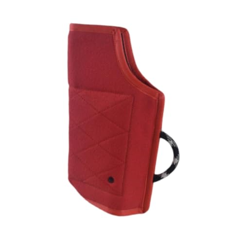 perfk Hundetraining Arm Ärmel bissbeständiges Dickes mit Griff für kleine mittelgroße Hunde zum beißen beim beißen beißen, Rot perfk Hundetraining Arm Ärmel bissbeständiges Dickes mit Griff für kleine mittelgroße Hunde zum beißen beim beißen beißen, Rot von perfk