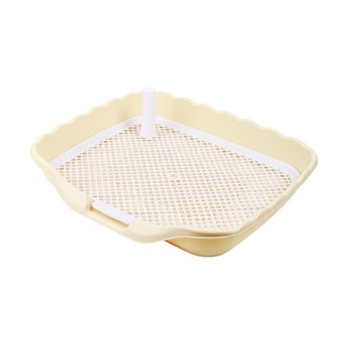 perfk Hundetraining Töpfchen, Welpen Toilette, Haustier Pissschale für Innen, Gelb perfk Hundetraining Töpfchen, Welpen Toilette, Haustier Pissschale für Innen, Gelb von perfk