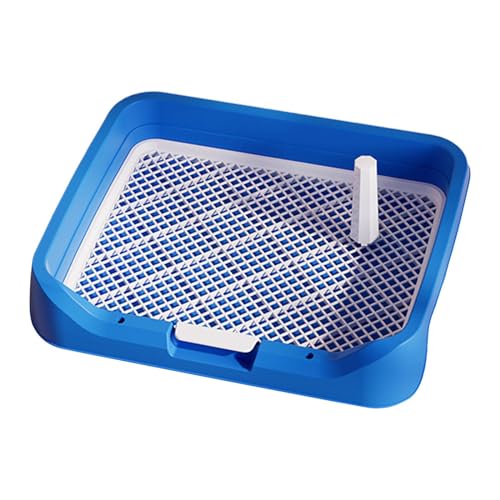 perfk Hundetrainingstoilette, Haustiertrainingstoilette, bequem, tragbar, wiederverwendbar, für den Innenbereich, Hundetöpfchen, Trainingsunterlage, Blau perfk Hundetrainingstoilette, Haustiertrainingstoilette, bequem, tragbar, wiederverwendbar, für den Innenbereich, Hundetöpfchen, Trainingsunterlage, Blau von perfk