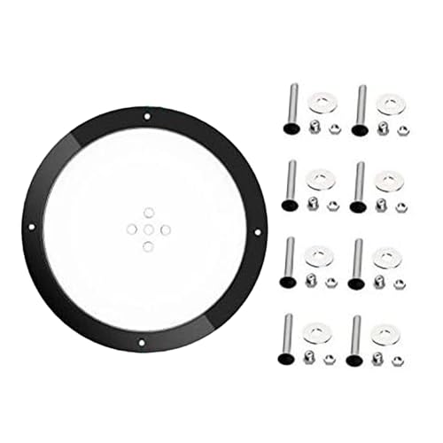 perfk Hundezaun-Fensterblase mit Löchern, Haustier-Blasenfenster, Acryl-Sichtkuppel für Hinterhof, Außenbereich, zur Befriedigung neugieriger Haustiere von perfk