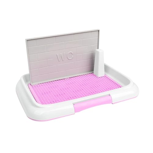 perfk Indoor-Hunde-Töpfchen-Trainingspads, Hundetoilette, wiederverwendbarer und Abnehmbarer Pfosten, Bequeme Netzgitter, ROSA perfk Indoor-Hunde-Töpfchen-Trainingspads, Hundetoilette, wiederverwendbarer und Abnehmbarer Pfosten, Bequeme Netzgitter, ROSA von perfk