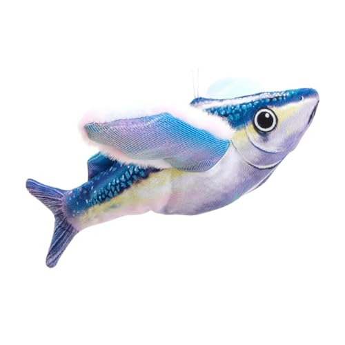 perfk Interaktiver Katzenspielzeug -Flapping -Fischkatze Spielzeugkätzchen für Innenhüftungen Katzenminzen Kicker Flappend Flügel lebensechter perfk Interaktiver Katzenspielzeug -Flapping -Fischkatze Spielzeugkätzchen für Innenhüftungen Katzenminzen Kicker Flappend Flügel lebensechter von perfk