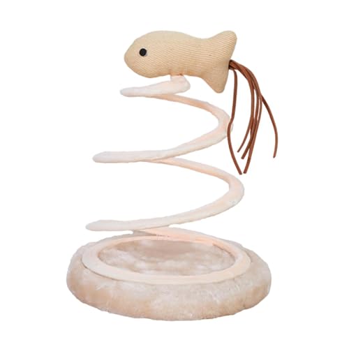 perfk Interaktives Katzenspielzeug, Plüsch-Kratzbaum, Kätzchen, lustig, mit Spiralfeder, für Katzen jeden Alters, Spieltier-Spiralspielzeug, Maus perfk Interaktives Katzenspielzeug, Plüsch-Kratzbaum, Kätzchen, lustig, mit Spiralfeder, für Katzen jeden Alters, Spieltier-Spiralspielzeug, Maus von perfk