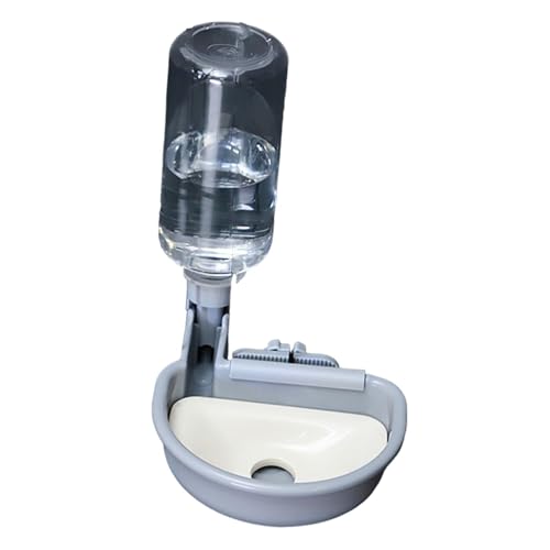 perfk Kaninchen-Wasserflasche, Anti-Überlauf-Wasserspender, 480 ml, Käfig-Wasserflasche für Frettchen, andere kleine Tiere, Hunde, Kaninchen, Käfige, grau perfk Kaninchen-Wasserflasche, Anti-Überlauf-Wasserspender, 480 ml, Käfig-Wasserflasche für Frettchen, andere kleine Tiere, Hunde, Kaninchen, Käfige, grau von perfk