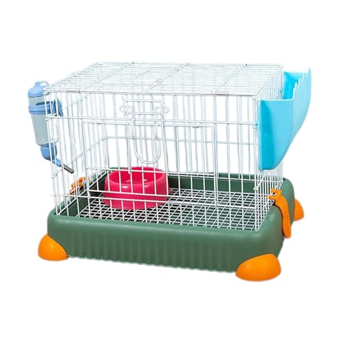 perfk Kaninchenkäfig, Kleintierhaus mit Zubehör, leicht zu reinigen, Meerschweinchenkäfig, Hasenstall für den Innenbereich, für Eichhörnchen, Chinchillas, GRÜN perfk Kaninchenkäfig, Kleintierhaus mit Zubehör, leicht zu reinigen, Meerschweinchenkäfig, Hasenstall für den Innenbereich, für Eichhörnchen, Chinchillas, GRÜN von perfk