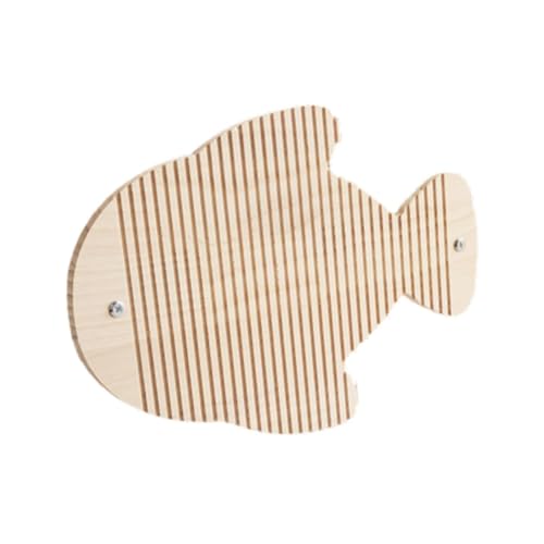 perfk Kaninchenkratzen Brett Kleintierpolster, Kaninchenspielzeug Spielen Grabenplattform Kratzer für kleine Tiere Vorräte, Fisch perfk Kaninchenkratzen Brett Kleintierpolster, Kaninchenspielzeug Spielen Grabenplattform Kratzer für kleine Tiere Vorräte, Fisch von perfk