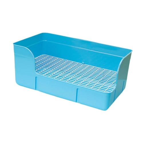perfk Kaninchenstreu Pfanne, kleine Tiere Müllschale, Kaninchen -Toliet -Ecktoilettenbox für Ratten, Chinchillas, Blau perfk Kaninchenstreu Pfanne, kleine Tiere Müllschale, Kaninchen -Toliet -Ecktoilettenbox für Ratten, Chinchillas, Blau von perfk