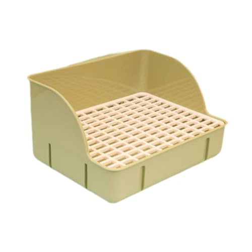 perfk Kaninchenstreu Pfanne für Käfig, Käfig -Toilettenbettwäsche, Töpfchenzug Kleiner Tiertoilette für Meerschweinchen, GrÜn von perfk