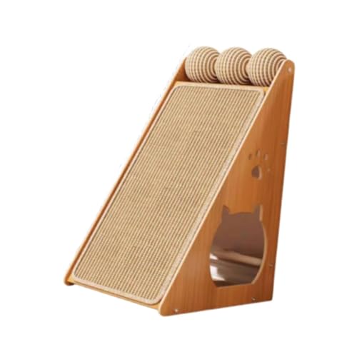 perfk Karton-Katzenkratzer, Katzenhaus, Schleifkrallen-Versteck, Liegebett, Katzenspielhaus, Katzenkratzhaus für mittelgroße und große Katzen perfk Karton-Katzenkratzer, Katzenhaus, Schleifkrallen-Versteck, Liegebett, Katzenspielhaus, Katzenkratzhaus für mittelgroße und große Katzen von perfk