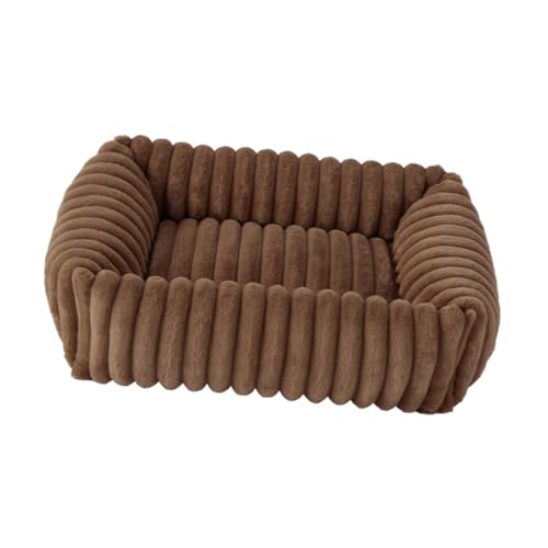perfk Katzen Und Hundebett für Haustiere, Tiermatte, Kissen für Tiere, Hundehütte, Zwinger, Waschbar, Katzennest, Hunde Sofa, Bett für Welpen, Braun, M perfk Katzen Und Hundebett für Haustiere, Tiermatte, Kissen für Tiere, Hundehütte, Zwinger, Waschbar, Katzennest, Hunde Sofa, Bett für Welpen, Braun, M von perfk