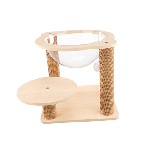 perfk Katzenbaum, Katzenbett, Katzenbedarf, Katzenhängematte, transparent, durchsichtig, Raumkapsel, Kletterturm für Kätzchen, Häschen, Innenkatzen, 38x33cm perfk Katzenbaum, Katzenbett, Katzenbedarf, Katzenhängematte, transparent, durchsichtig, Raumkapsel, Kletterturm für Kätzchen, Häschen, Innenkatzen, 38x33cm von perfk