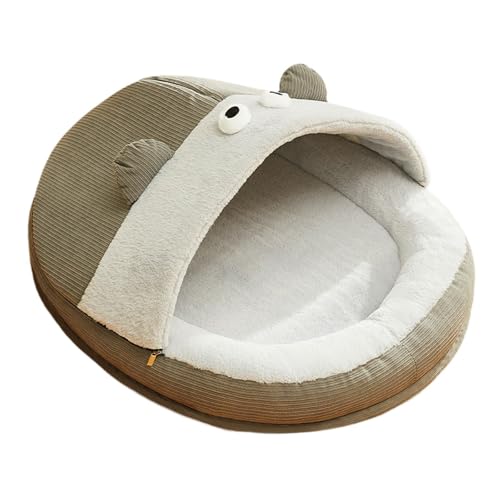perfk Katzenbett, Höhle, Katzenhaus, Zwinger, weich, waschbar, gemütlich, rutschfest, warm, Katzennest, Hundebett für kleine Katzen, Kätzchen, Welpen, Grau, L perfk Katzenbett, Höhle, Katzenhaus, Zwinger, weich, waschbar, gemütlich, rutschfest, warm, Katzennest, Hundebett für kleine Katzen, Kätzchen, Welpen, Grau, L von perfk