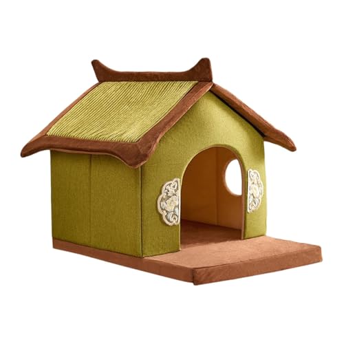 perfk Katzenbett, Hundenest, Kätzchenunterschlupf, Hütte, weich, abnehmbar, rutschfest, Katzenzelt, rutschfeste Unterseite, waschbar, Haustierkissen, L perfk Katzenbett, Hundenest, Kätzchenunterschlupf, Hütte, weich, abnehmbar, rutschfest, Katzenzelt, rutschfeste Unterseite, waschbar, Haustierkissen, L von perfk