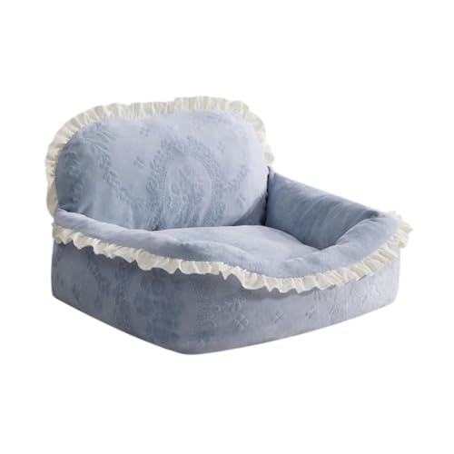 perfk Katzenbett für Den Innenbereich, Sofa, Haustierbedarf, Nutzung Im Herbst Und Winter, Graublau perfk Katzenbett für Den Innenbereich, Sofa, Haustierbedarf, Nutzung Im Herbst Und Winter, Graublau von perfk