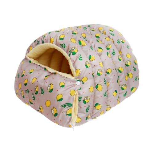 perfk Katzenbett für Hauskatzen, Katzennest, warmes Katzenversteck, bequemes, geschlossenes Katzenhaus, Höhle für Hunde, Welpen, Katzen, Heimtierbedarf, Lemon L perfk Katzenbett für Hauskatzen, Katzennest, warmes Katzenversteck, bequemes, geschlossenes Katzenhaus, Höhle für Hunde, Welpen, Katzen, Heimtierbedarf, Lemon L von perfk