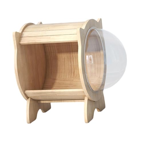 perfk Katzenbett in Raumkapselform, Schlafnest, Haustierbedarf, Holz, leicht zu reinigen, stabiles Kätzchennest, Bettspielzeug für kleine Haustiere, für, l perfk Katzenbett in Raumkapselform, Schlafnest, Haustierbedarf, Holz, leicht zu reinigen, stabiles Kätzchennest, Bettspielzeug für kleine Haustiere, für, l von perfk