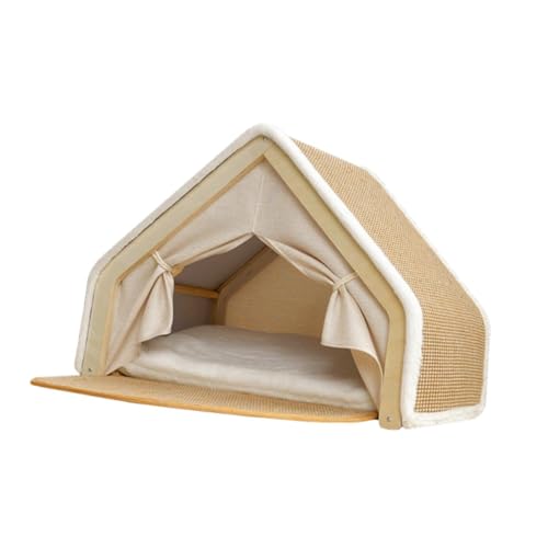 perfk Katzenbetten für Innenkatzen, Katzenzelt, Katzennest Haustierbett Sisal Kratzer, gemütlich, L perfk Katzenbetten für Innenkatzen, Katzenzelt, Katzennest Haustierbett Sisal Kratzer, gemütlich, L von perfk