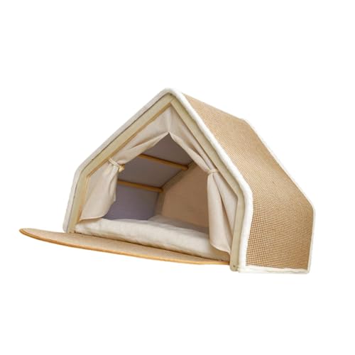 perfk Katzenbetten für Innenkatzen, Katzenzelt, Katzennest Haustierbett Sisal Kratzer, gemütlich, XL perfk Katzenbetten für Innenkatzen, Katzenzelt, Katzennest Haustierbett Sisal Kratzer, gemütlich, XL von perfk