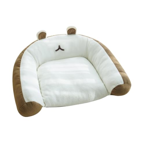 perfk Katzencouchbett, Katzenbetten für Hauskatzen, tragbar, bequem, süß für Katzen und Hunde, warmes Katzensofa, Hundebett für Welpen, kleine Hunde, perfk Katzencouchbett, Katzenbetten für Hauskatzen, tragbar, bequem, süß für Katzen und Hunde, warmes Katzensofa, Hundebett für Welpen, kleine Hunde, von perfk