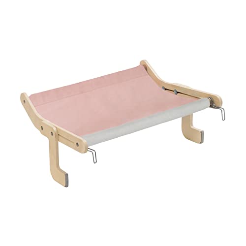 perfk Katzenfenster-Sitzstange, stabiles Katzenregal, Balkonfenster-Katzenhängematte, Verstellbarer, Abnehmbarer Sitz zum Ausruhen für Schlafzimmer, ROSA perfk Katzenfenster-Sitzstange, stabiles Katzenregal, Balkonfenster-Katzenhängematte, Verstellbarer, Abnehmbarer Sitz zum Ausruhen für Schlafzimmer, ROSA von perfk
