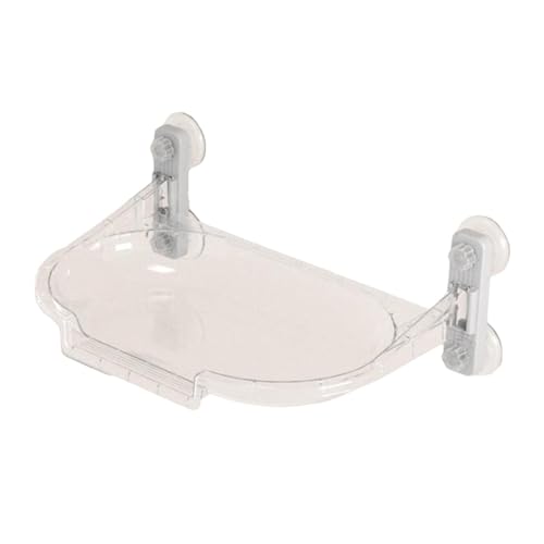 perfk Katzenfenstersitzstange, Katzenfensterbett, durchsichtige Möbel, kabellos, zum Sonnenbaden, am Fenster montierte Katzenhängematte, Faltbarer perfk Katzenfenstersitzstange, Katzenfensterbett, durchsichtige Möbel, kabellos, zum Sonnenbaden, am Fenster montierte Katzenhängematte, Faltbarer von perfk