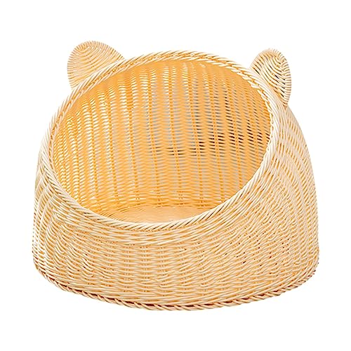 perfk Katzenhaus, Katzenbett, tragbares Katzen-Hunde-Nest, atmungsaktiv, für alle Jahreszeiten erhältlich, Lounge-Bett, für Kitty, 45 cm x 35 cm perfk Katzenhaus, Katzenbett, tragbares Katzen-Hunde-Nest, atmungsaktiv, für alle Jahreszeiten erhältlich, Lounge-Bett, für Kitty, 45 cm x 35 cm von perfk