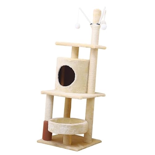 perfk Katzenkletterbaum, Katzenhaus, Möbelschutz, Katzenmöbel, Juckreiz, Kletterturm mit Kratzbaum für Kätzchen, Sitzstange, Spielen perfk Katzenkletterbaum, Katzenhaus, Möbelschutz, Katzenmöbel, Juckreiz, Kletterturm mit Kratzbaum für Kätzchen, Sitzstange, Spielen von perfk