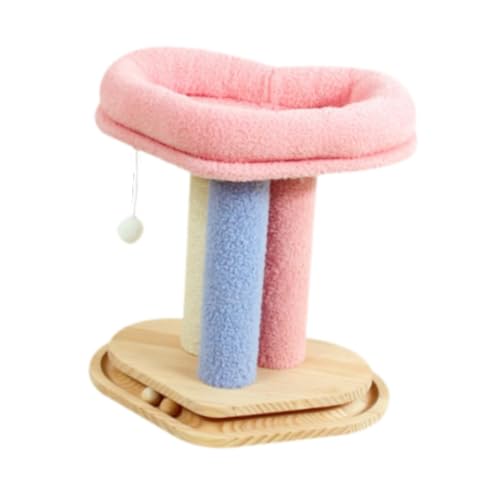 perfk Katzenkratzbaum, Kätzchenkratzbaum, universeller Spiel-Eigentumswohnungs-Haus, Holz-Sisal-Katzenkratzbaum für Hauskatzen, für Katzenbedarf, Kätzchen perfk Katzenkratzbaum, Kätzchenkratzbaum, universeller Spiel-Eigentumswohnungs-Haus, Holz-Sisal-Katzenkratzbaum für Hauskatzen, für Katzenbedarf, Kätzchen von perfk
