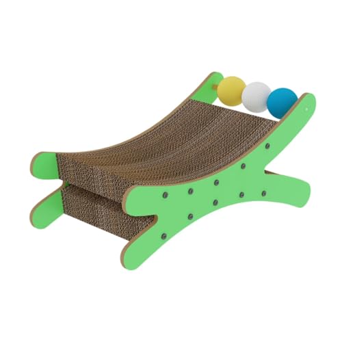 perfk Katzenkratzbaum, Katzenbett aus Karton, für den Innenbereich, für Katzen, Kätzchen, Kratzkissen in Kartonsofaform, Kratzliege zum Spielen und Ausruhen, GrÜn perfk Katzenkratzbaum, Katzenbett aus Karton, für den Innenbereich, für Katzen, Kätzchen, Kratzkissen in Kartonsofaform, Kratzliege zum Spielen und Ausruhen, GrÜn von perfk