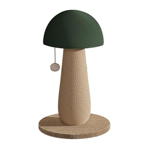 perfk Katzenkratzbaum, Katzenkletterstange, Schleifklaue mit Ball, hängendes interaktives Katzenspielzeug, Katzenkratzbaum, Katzenkratzsäule, Pilz perfk Katzenkratzbaum, Katzenkletterstange, Schleifklaue mit Ball, hängendes interaktives Katzenspielzeug, Katzenkratzbaum, Katzenkratzsäule, Pilz von perfk