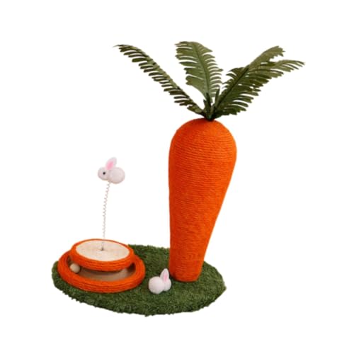 perfk Katzenkratzbaum, Katzenkrallenkratzer, Karottenform, Katzenkratzbrett, Katzenkletterbaum für Unterhaltung, Spielen, Ausruhen perfk Katzenkratzbaum, Katzenkrallenkratzer, Karottenform, Katzenkratzbrett, Katzenkletterbaum für Unterhaltung, Spielen, Ausruhen von perfk